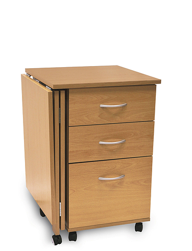 Folding Desk With Drawer Cabinet
