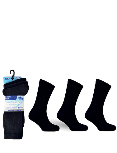 Diabetic Non-Elastic Activity Socks 3 Pack