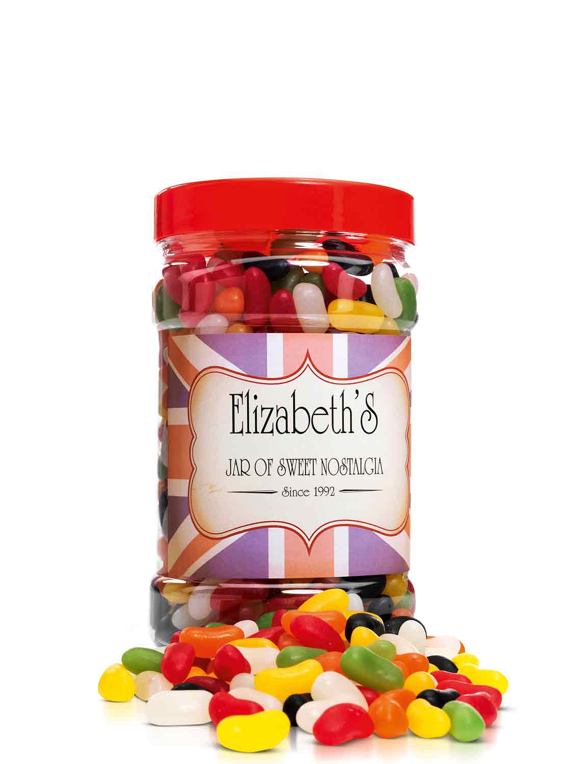 Giant 1Kg Jelly Bean Jar Chums