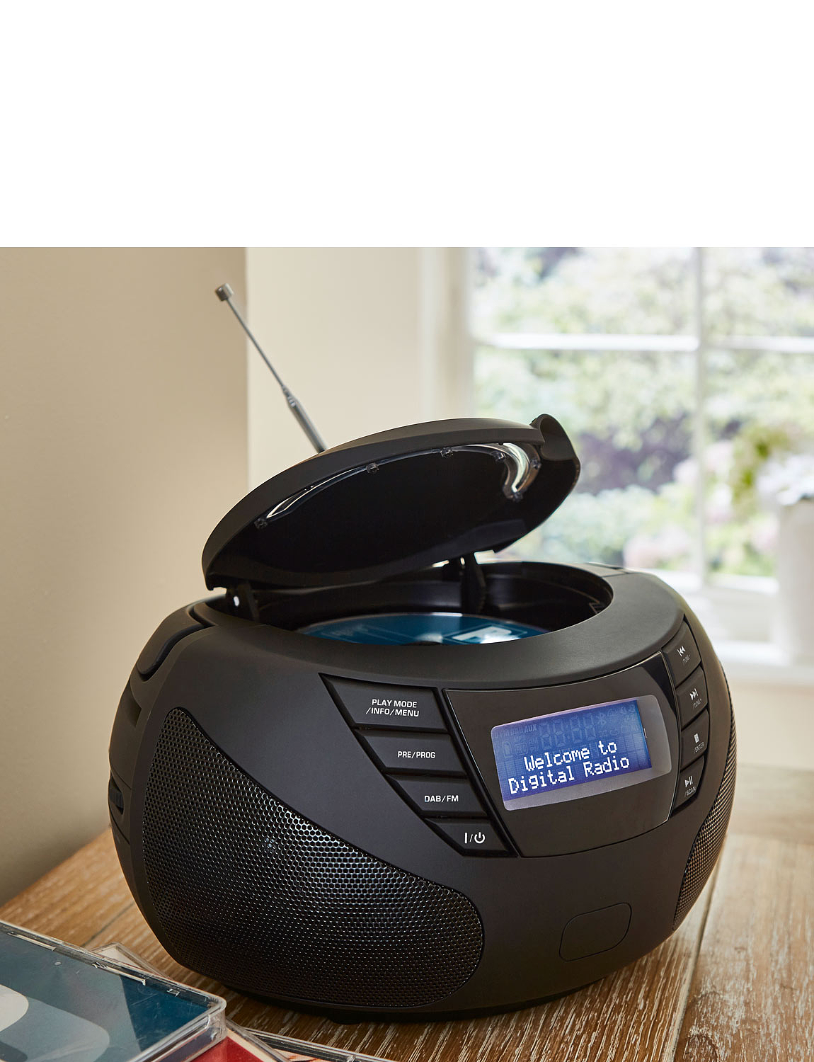 Steepletone Portable Dab Radio Cd Player Chums