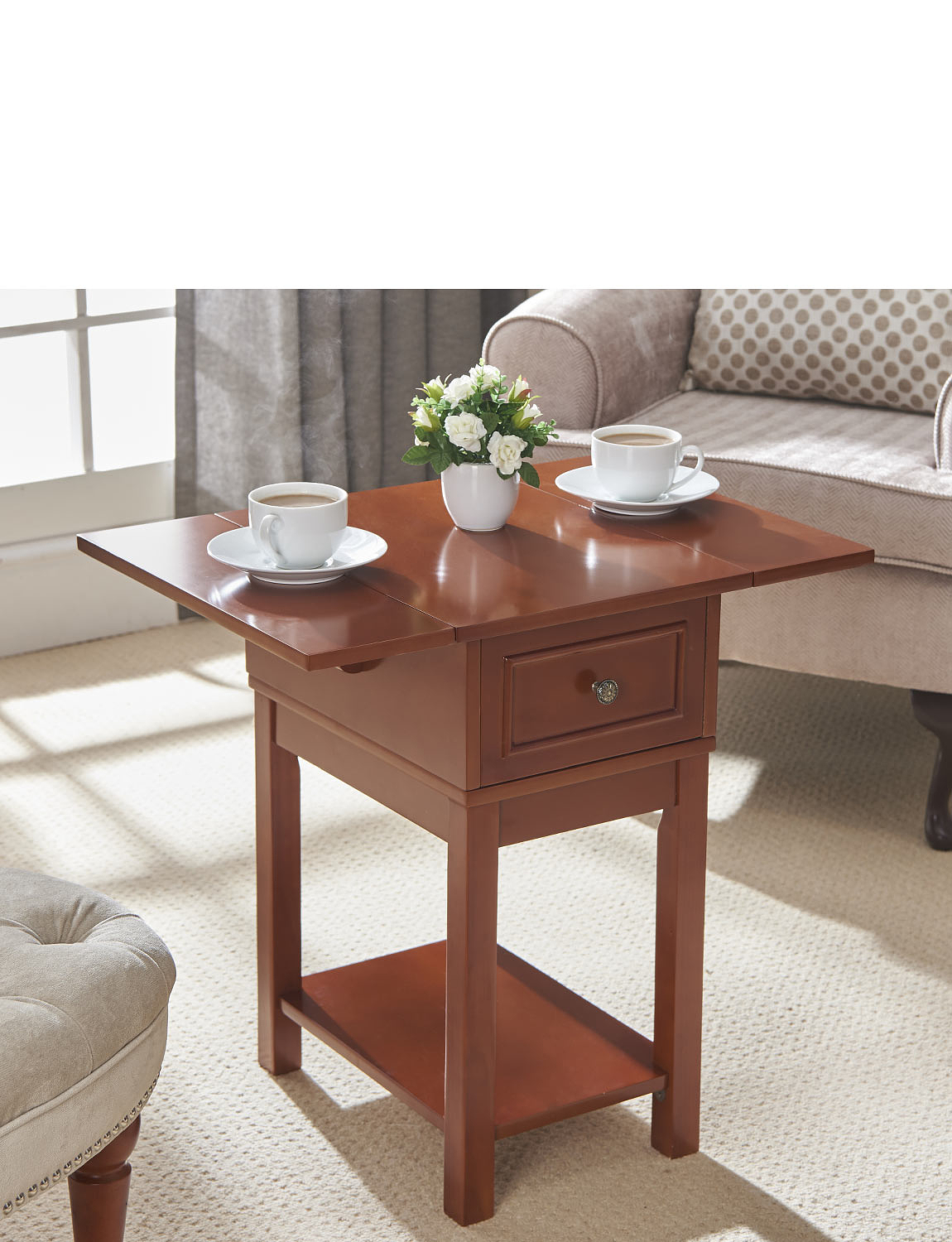 Drop Leaf Sofa Side Table Chums