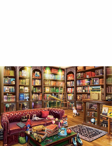 The Reading Room 1000 Piece Jigsaw Puzzle - MULTI