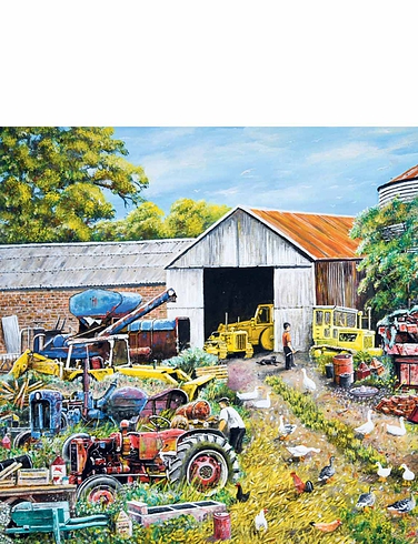 Tractors 4 x 500 Piece Jigsaw Set