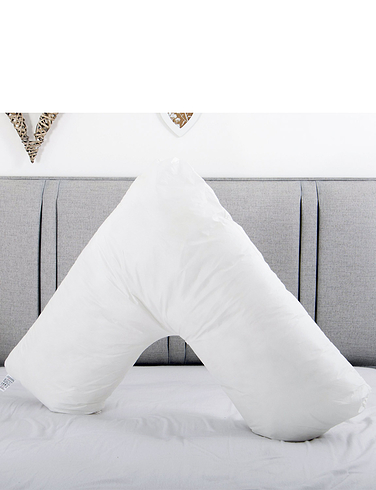 M R S A Resistant Wipe Clean V Shaped Support Pillow