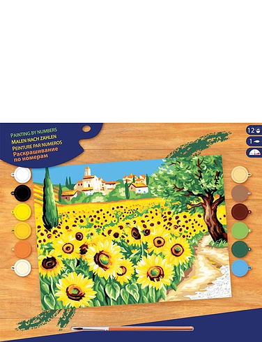Sunflowers Paint by Numbers Kit - MULTI