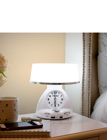 Radio Controlled Alarm Clock Radio Touch Light