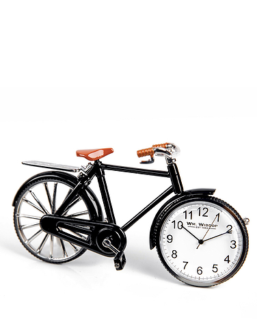 Pedal Bike Miniature Clock