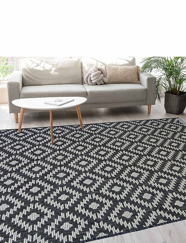 County Tile Indoor Outdoor Flatweave Rug