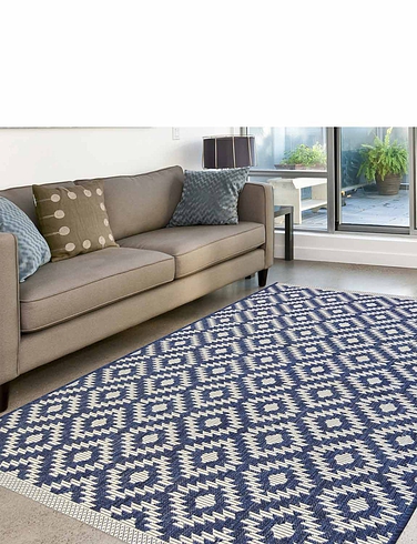 County Tile Indoor Outdoor Flatweave Rug from Chums