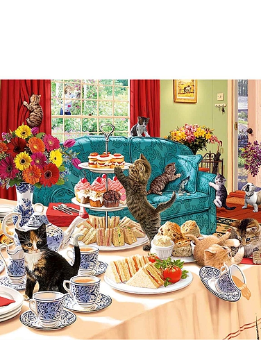 Cat That Got The Cream 1000pc Jigsaw