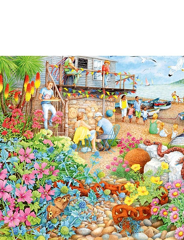 Ravensburger Beach Garden Café 1000pc Jigsaw