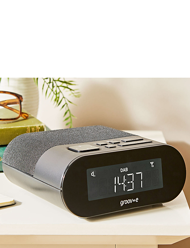 Groove Automatic Radio Dual Alarm Clock With DAB Radio