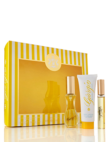 Giorgio Beverly Hills Yellow 3 Piece Gift Set
