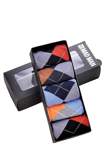 Argyle Socks Set of 5 Pairs