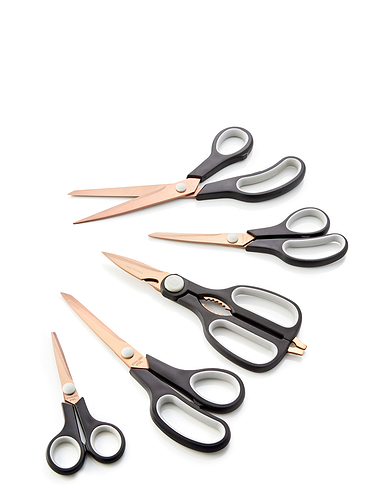 Five Piece Titanium Scissors