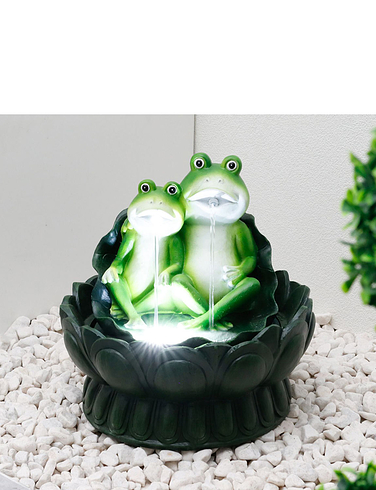 Solar Frog Fountain