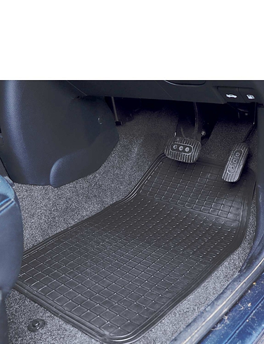 Set of 4 Rubber Car Mats