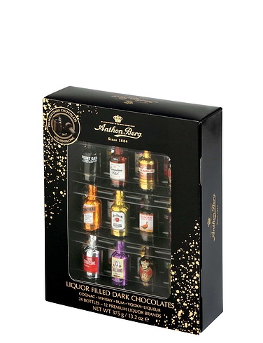 Anton Berg Liqueur Filled Dark Chocolates
