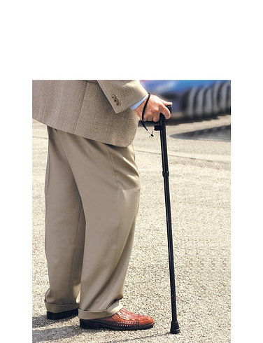 Long Folding Anatomical Walking Cane