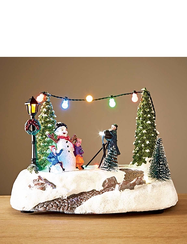 Festive Scene With Light and Music