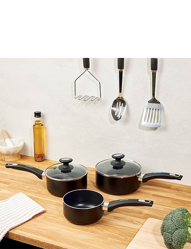 Aluminium 3 Piece Pan Set