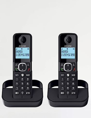 Easy To Use Twin Pack Cordless Phones With Answerphone