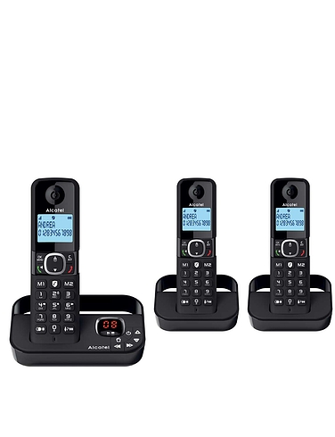 Easy To Use Triple Pack Cordless Phones With Answerphone