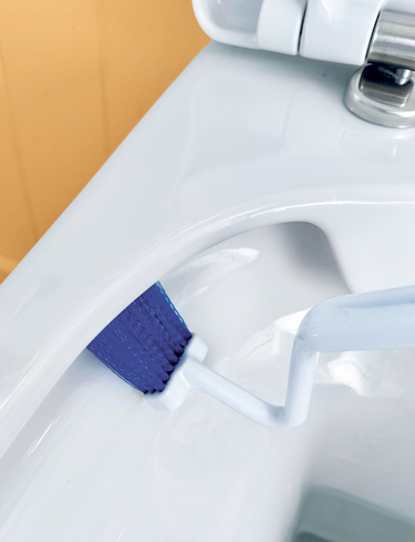 Under Rim Toilet Brush