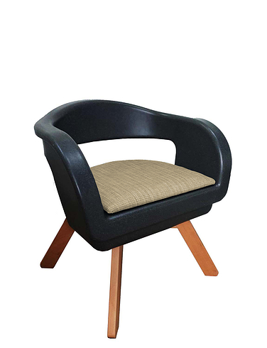 Timberry Kurve Commode Chair