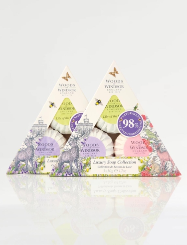 Woods of Windsor 3 Piece Soap Set