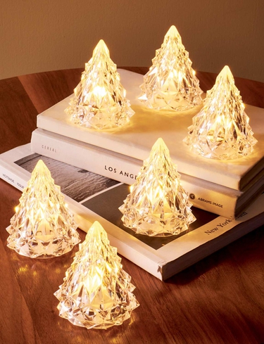 Set of 6 Battery Operated Christmas Tree Lights