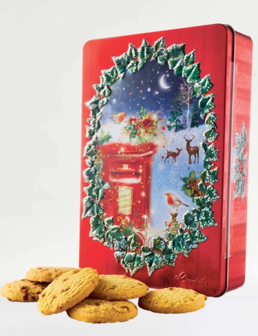Toffee Shortbread Midnight Post Festive Tin