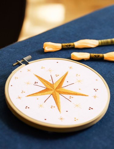 Starlight Stars Embroidery Kit