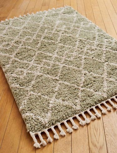 Deep Pile Fringe Rug