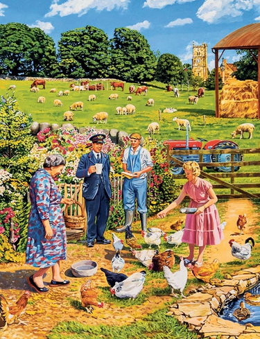 Gibsons Daily Deliveries 4 x 500 Piece Jigsaw Set
