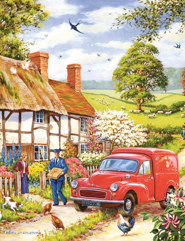 House of Puzzles Village Life 4 x 500 Piece Jigsaw Set