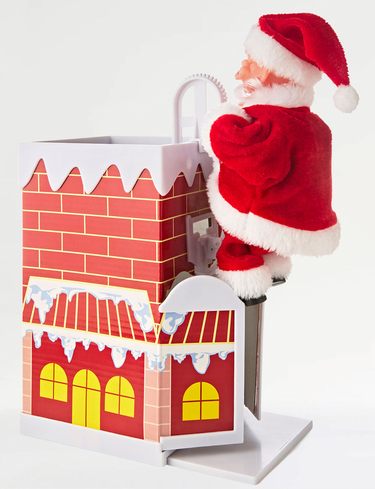 Climbing Santa