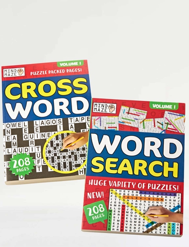 Set of 2 Puzzle Books