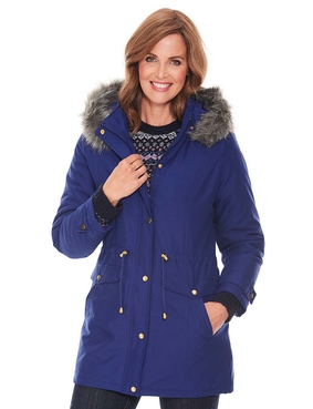 Ladies Microfibre Parka Jacket