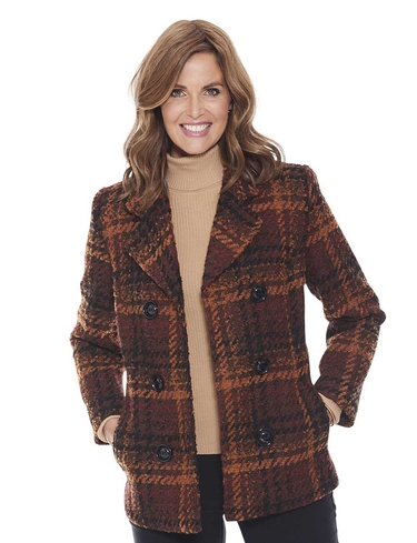 Double Breasted Reefer Jacket