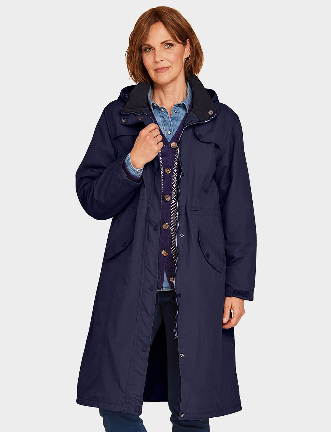 fleece lined parka womens uk