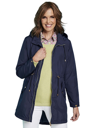 Water Resistant Parka Style Jacket
