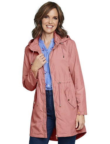 Water Resistant Parka Style Jacket
