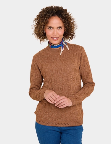 Cable and Diamond Design Jumper