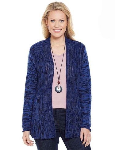 Fanstitch Swing Cardigan