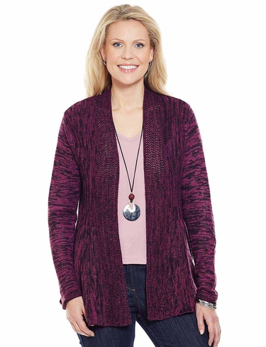 Fanstitch Swing Cardigan