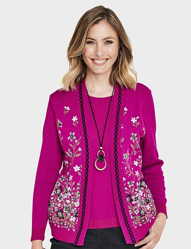Jacquard Mock Twin Set