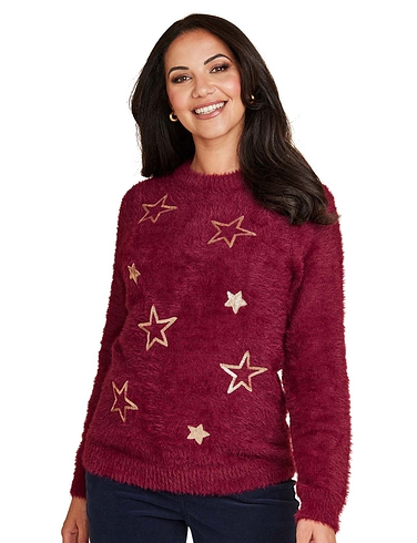 Star Embellished Jumper