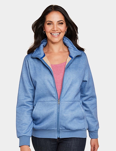 Fleece Lined Jersey Leisure Jacket