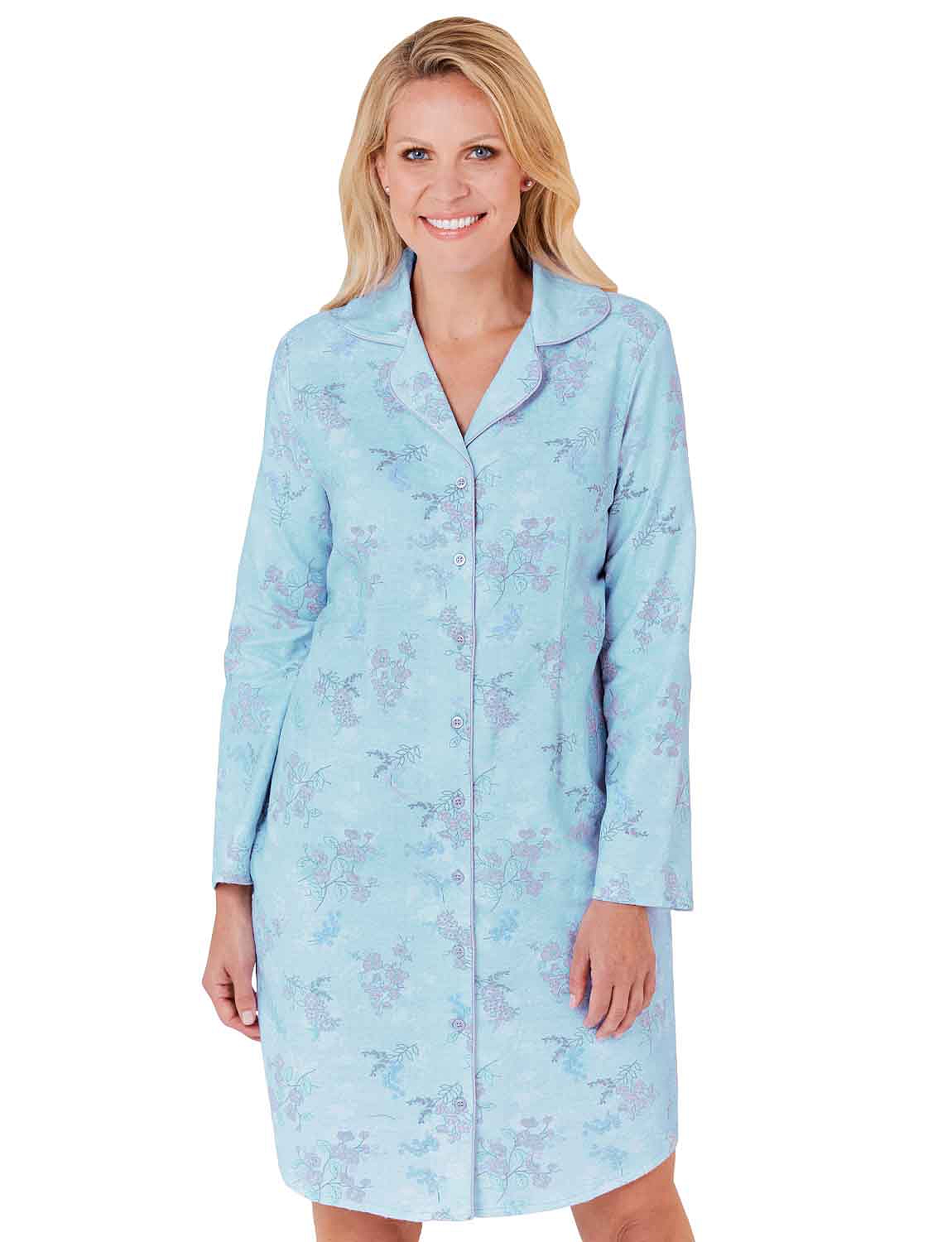 long sleeve winceyette nightdress